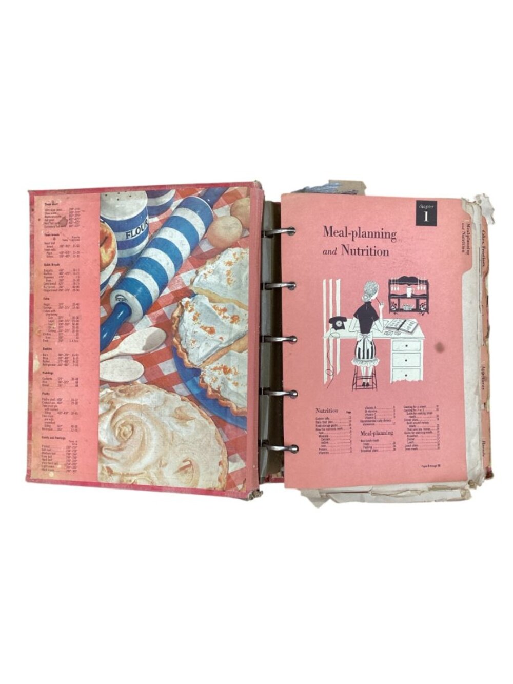 MCM Better Homes and Gardens New Cook Book Binder + Lot of Food Related Ephemera - Picture 8 of 15